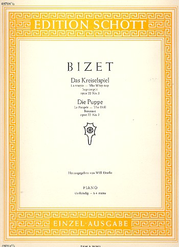 Das Kreiselspiel und Die Puppe aus op.22 fr Klavier zu 4 Hnden