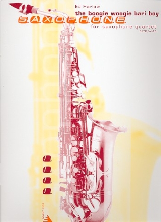 The Boogie Woogie Bari Boy for 4 saxophones (S/A ATB) score and parts