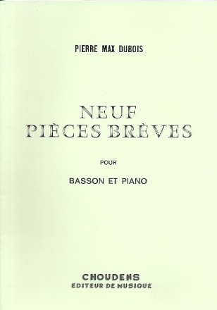 9 pieces breves pour basson et piano