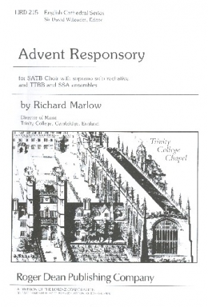 Advent responsory for soprano solo recitative, mixed choir, TTBB and SSA ensembles, score (en)