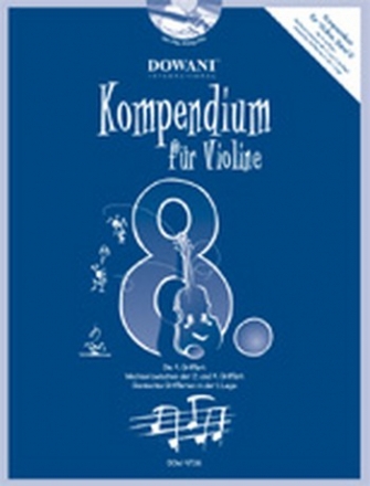 Kompendium fr Violine Band 8 (+CD) fr 2 Violinen (Schler und Lehrer)