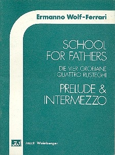 Vorspiel und Intermezzo aus 'Die vier Grobiane' fr Orchester Studienpartitur