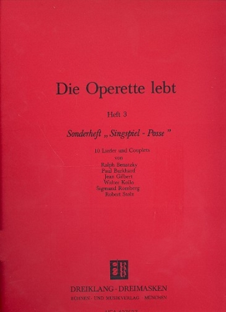 Die Operette lebt Band 3 fr Gesang und Klavier