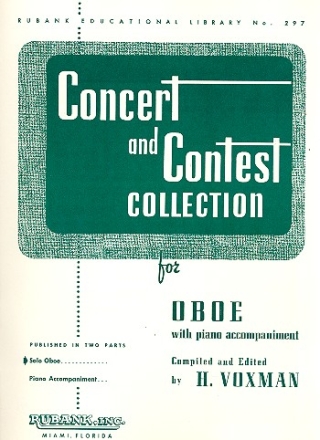 Concert and Contest Collection for oboe and piano oboe part