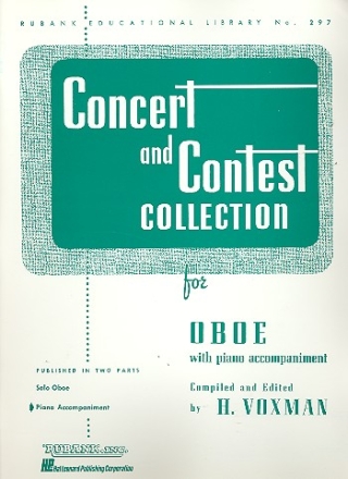 Concert and Contest Collection for oboe and piano piano accompaniment