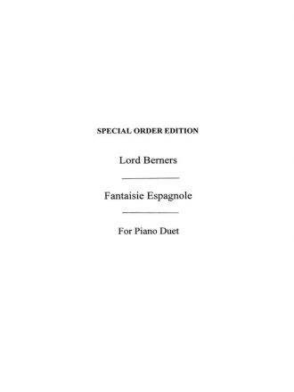 Fantasie espagnole for piano 4 hands