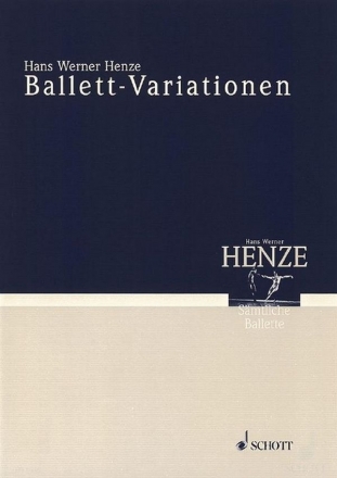 Ballett-Variationen fr groes Orchester Studienpartitur