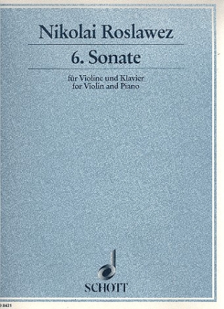 6. Sonate fr Violine und Klavier