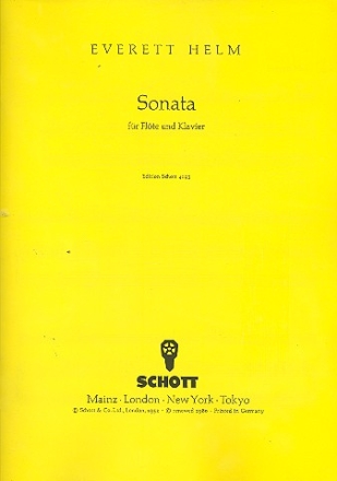 Sonata fr Flte und Klavier