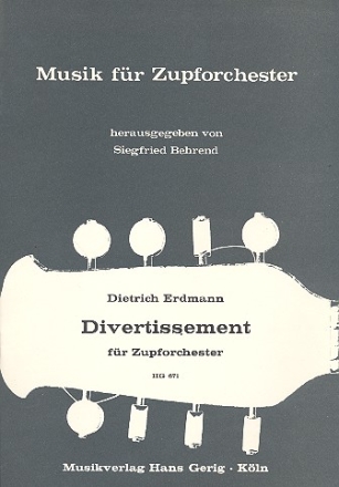 Divertissement fr Zupforchester Partitur