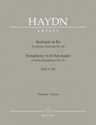 Sinfonie Es-Dur Hob.I:103 fr Orchester Londoner Sinfonie Nr.11 Partitur