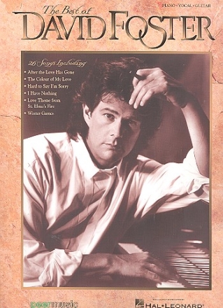 The Best of David Foster: 26 Songs  piano/vocal/guitar