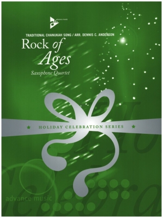 Rock of Ages for 4 saxophones (SATB) score and parts