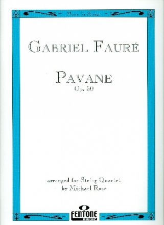 Pavane for string quartet score and parts