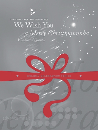 We wish you a merry Christmasamba for flute, oboe, clarinet, horn and bassoon score and parts