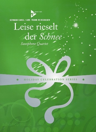 Leise rieselt der Schnee fr fr 4 Saxophone Partitur und Stimmen