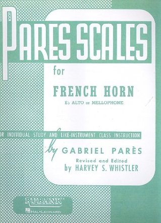 Scales for French Horn (es alto or mellophone)