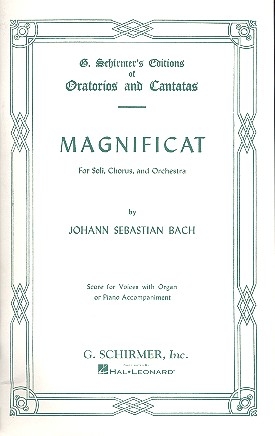 Magnificat D-Dur (en/lat) for soloists, mixed chorus and orchestra vocal score