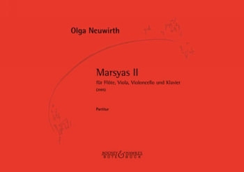 Marsyas II fr Flte, Viola, Violoncello und Klavier Partitur (= Klavier) und Stimmen