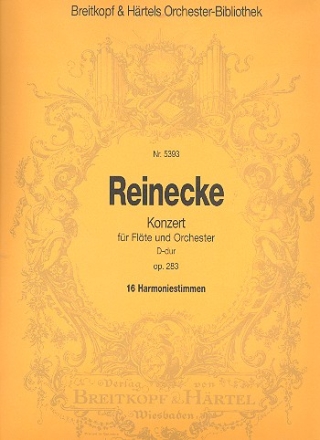 Konzert D-Dur op.283 fr Flte und Orchester Harmonie