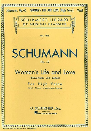 Woman's Life and Love op.42 for high voice and piano (en/dt)