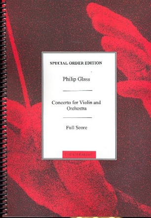 Concerto for violin and orchestra score (archive copy)