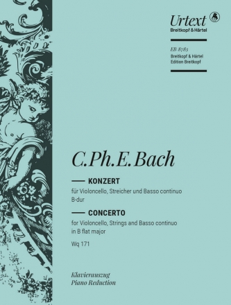 Konzert B-Dur Wq171 fr Violoncello, Streicher und Bc fr Violoncello und Klavier