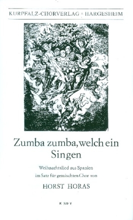 Zumba Zumba welch ein singen fr gem Chor Singpartitur