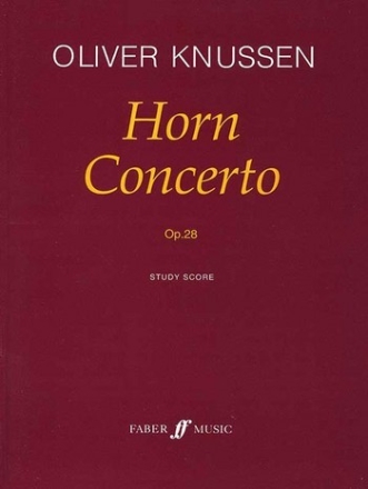 Konzert op.28 fr Horn und Orchester Study score