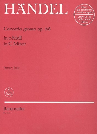 Concerto grosso c-Moll op.6,8 HWV326 fr Orchester Partitur