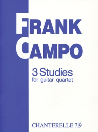 3 Studies for 4 guitars score and parts