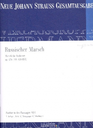 Russischer Marsch op.426 RV426AB/C (3 Fassungen) fr Orchester Partitur