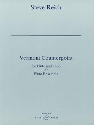 Vermont Counterpoint for flute and tape or flute ensemble