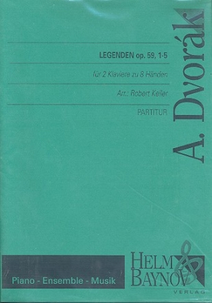 Legenden op.59,1-5 fr 2 Klaviere zu 8 Hnden