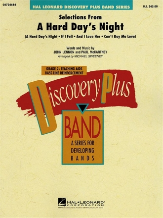 A hard Day's Night (Selections): for Concert Band score (conductor)