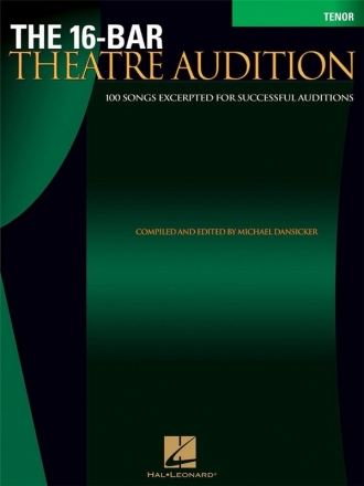 The 16-Bar Theatre Audition for tenor and piano