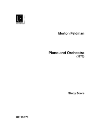 Piano and Orchestra fr Klavier und Orchester Studienpartitur