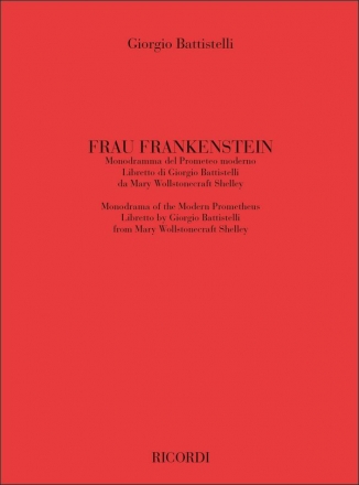 Frau Frankenstein monodramma partitura