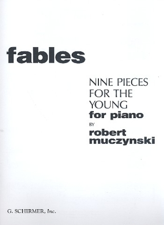 Fables 9 pieces for the Young for piano