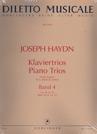 Klaviertrios Band 4 (Nr.24-27 und Nr.30) fr Violine, Violoncello und Klavier Stimmen