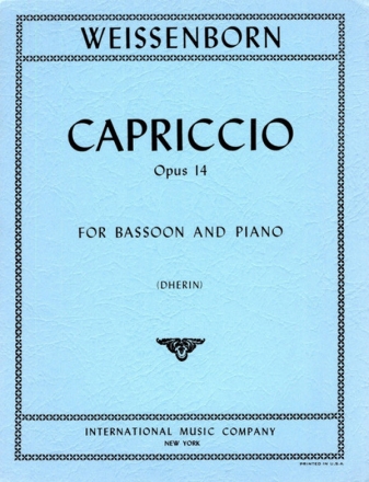 Capriccio op.14 for bassoon and piano