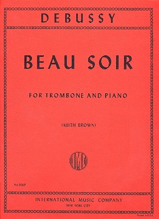 Beau Soir for trombone and piano