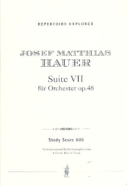 Suite Nr.7 op.48 fr Orchester Studienpartitur