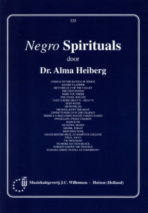 Negro Spirituals: for vocal and piano Heiberg, Alma, Hrsg.