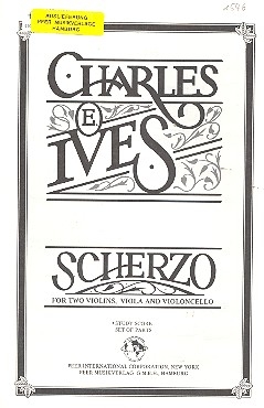 Scherzo for string quartet study score