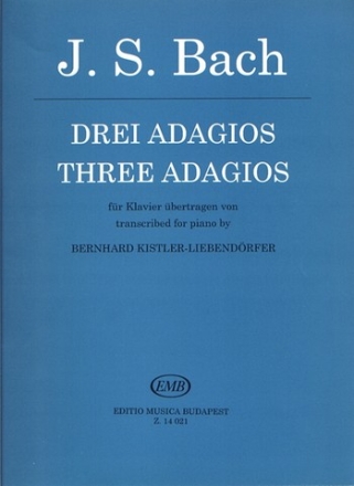 3 Adagios aus den Sonaten fr Cembalo und Violine fr Klavier