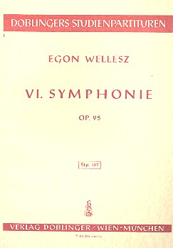 Sinfonie Nr.6 op.95 fr Orchester Studienpartitur