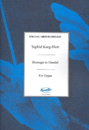 Homage to Handel for organ archive copy