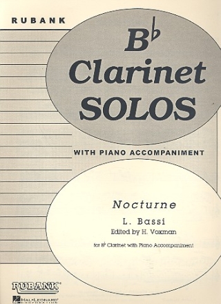 Nocturne for clarinet and piano