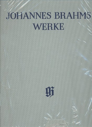 Johannes Brahms Werke Reihe 1 Band 3 Sinfonie F-Dur Nr.3 op.90 Partitur